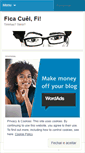 Mobile Screenshot of ficacuei.wordpress.com