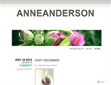 Tablet Screenshot of annecanderson.wordpress.com