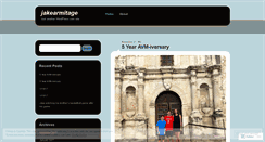 Desktop Screenshot of jakearmitage.wordpress.com