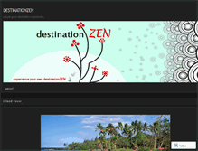 Tablet Screenshot of destinationzen.wordpress.com