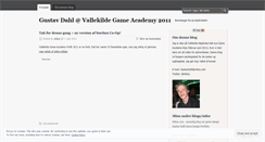 Desktop Screenshot of gdvallekilde.wordpress.com