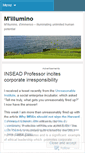 Mobile Screenshot of millumino.wordpress.com
