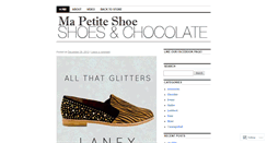 Desktop Screenshot of mapetiteshoeandchocolate.wordpress.com