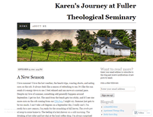 Tablet Screenshot of karensfullerjourney.wordpress.com