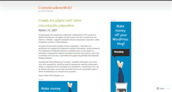 Desktop Screenshot of comunicadoresweb.wordpress.com