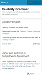 Mobile Screenshot of celebritygrammar.wordpress.com