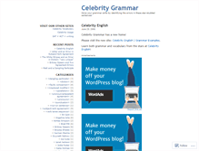 Tablet Screenshot of celebritygrammar.wordpress.com