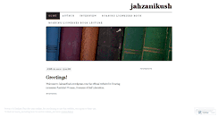 Desktop Screenshot of jahzanikush.wordpress.com