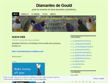 Tablet Screenshot of diamantesdegould.wordpress.com