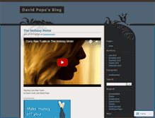 Tablet Screenshot of davidpopeiii.wordpress.com