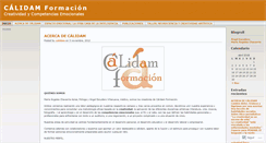 Desktop Screenshot of calidam.wordpress.com