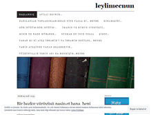 Tablet Screenshot of leylimecnun.wordpress.com