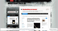 Desktop Screenshot of marathonmuscle.wordpress.com