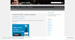 Desktop Screenshot of dylanspicer.wordpress.com