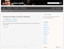 Tablet Screenshot of dylanspicer.wordpress.com