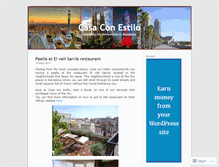 Tablet Screenshot of casaconestilo.wordpress.com
