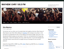 Tablet Screenshot of mayhemchry.wordpress.com