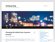 Tablet Screenshot of nfolamp.wordpress.com