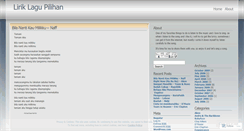 Desktop Screenshot of kumpulanlirik.wordpress.com