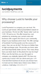 Mobile Screenshot of lucidpayments.wordpress.com