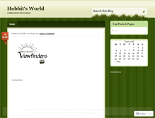 Tablet Screenshot of hobbitsworld.wordpress.com