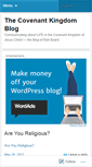 Mobile Screenshot of covenantkingdom.wordpress.com