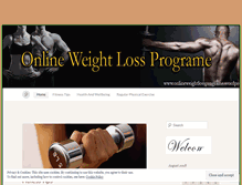 Tablet Screenshot of onlineweightlossprograme.wordpress.com