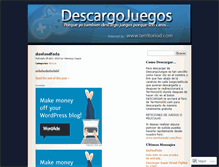 Tablet Screenshot of descargojuegos.wordpress.com