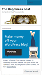 Mobile Screenshot of happinessnest.wordpress.com