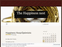 Tablet Screenshot of happinessnest.wordpress.com