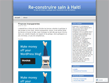 Tablet Screenshot of construiresainhaiti.wordpress.com