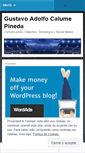 Mobile Screenshot of gustavocalume.wordpress.com