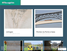 Tablet Screenshot of opassageiro.wordpress.com