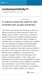Mobile Screenshot of costumesinfinity11.wordpress.com