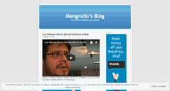 Desktop Screenshot of mangrullo.wordpress.com