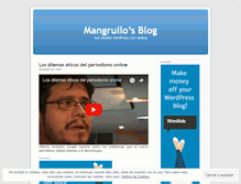 Tablet Screenshot of mangrullo.wordpress.com