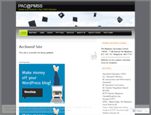 Tablet Screenshot of pmsspac.wordpress.com