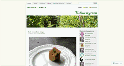 Desktop Screenshot of colouritgreen.wordpress.com