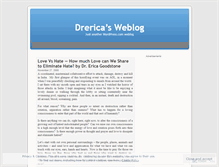 Tablet Screenshot of drerica.wordpress.com