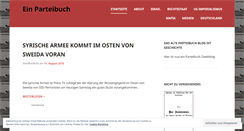 Desktop Screenshot of nocheinparteibuch.wordpress.com