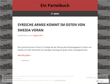 Tablet Screenshot of nocheinparteibuch.wordpress.com