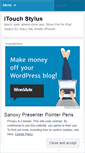 Mobile Screenshot of itouchstylus.wordpress.com