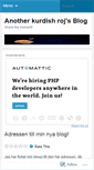 Mobile Screenshot of anotherkurdishroj.wordpress.com