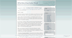 Desktop Screenshot of nflw.wordpress.com