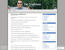 Tablet Screenshot of fattriathlete.wordpress.com