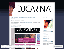 Tablet Screenshot of djcarina.wordpress.com