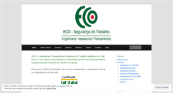 Desktop Screenshot of ecotreinamentos.wordpress.com