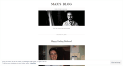 Desktop Screenshot of maxmosher.wordpress.com