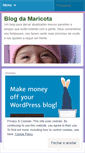 Mobile Screenshot of diariodamaricota.wordpress.com