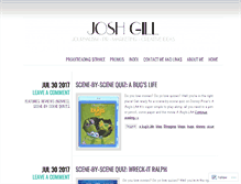 Tablet Screenshot of joshgill.wordpress.com